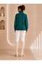 Women's Knitted Detailed Crew Neck Knitwear Sweater - 2
