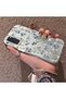 Samsung Galaxy S20 Fe 4G/5G Compatible Blue Flower and Ribbon Hard Phone Case, Shock Protection - 2