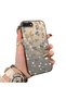 Blue Flower and Ribbon Hard Phone Case Compatible with iPhone 7 Plus/8 Plus, Shock Protection