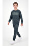 Streetwear Urbancity Printed Boys' Top and Bottom Tracksuit Set - 3