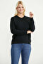 Baklava Motif Knitwear Sweater - Black - 2