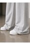 Mnk Sport 2 Piece Women's Tracksuit Bottom Set (Grey+Grey) Oversize, Wide Leg, Comfortable Cut - 5