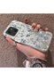 Tecno Spark 40C Compatible Blue Flower and Ribbon Hard Phone Case, Shock Protection - 2