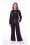 New York Dream City Printed Soft Textured-Comfort Fabric Girls' Top and Bottom Tracksuit Set - 3
