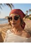 100% Cotton Ethnic Patterned Red Women's Bandana - 4