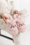 Women's Plush House Slippers with Cat Pattern, Soft, Warm, Furry, Comfortable Home - Dowry - Bundle Slippers - 2