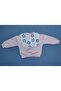 Girl's Scarf Detailed 2-Thread Combed Cotton Tracksuit Set – Seasonal Top and Bottom Set – Ages 2-6 - 3