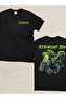 Straight Six Printed Oversize Boxy Cut Unisex 100% Cotton Tshirt (190 Gsm)