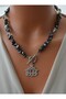 Necklace - Silver Color -