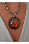 Necklace - Red - - 2