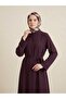 Fake Cuff Judge Collar Suit - Burgundy - 2