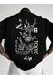 Tokyo Sakura Printed Oversize Boxy Cut Unisex 100% Cotton Tshirt (190 Gsm)