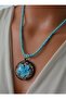 Necklace - Blue - - 2