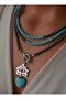Necklace - Silver Color -
