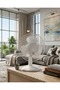 مروحة طاولة كهربائية ثلاثية الشفرات، 45 واط، مع 3 سرعات DX2546