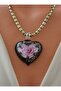 Necklace - Black - - 2