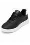 Girl's Black and White Lightweight Comfortable Sole Casual Sports Shoes - 2