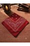 100% Cotton Ethnic Patterned Red Women's Bandana - 2