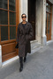 Women's Oversized Belted Long Trench Coat - Brown