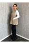 Women's 3-Button Knitwear Mother Vest - 4