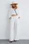Women's Wide Leg Muslin Trousers 8018