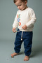 Unisex Be Kind Printed Sweatshirt and Jogger Jean Pants Baby Set - 3