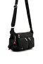 3044 Women's Multi-Pocket Daily Shoulder Bag with Crossed Straps and Accessories - 5