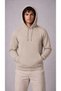 Men's Stone Hooded Sweatshirt 3 Thread Soft Fabric with Side Pockets