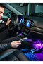 طقم إضاءة محيطية للسيارة بمنفذ USB، شريط إضاءة LED داخلي للقدمين، عالمي الاستخدام - 2