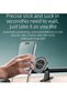 Magnetic Phone Holder with 20 Magnets Anti-slip Grip Easy Access Charging Port Fits Most Phones C201 Black - 3
