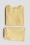 2-piece waffled cotton set - 2