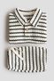 2-piece hole-knit cotton set - 3