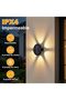 2pcs Outdoor Solar Wall Lights, 5W Waterproof Solar LED Lamp, - 4