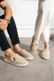 Unisex Striped Velvet House Slippers - Comfortable and Cozy with Non-Slip Soles - Bohça House Slippers