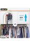 Magic Pants Hangers Space Saving - 2 Pack for Closet Multiple Layers Multifunctional Uses Rack Organ - 3