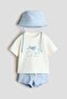 3-piece jersey and terry set - 3
