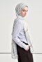 Fiora Desen Norena Wool Shawl Ice Blue - 3