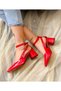 Dubai Red Patent Leather 5 cm Heel Sandals - 2