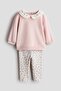 2-piece top and leggings set - 2