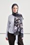 Florenne Pattern Norena Wool Shawl Midnight Blue - 2
