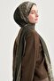 Seraye Pattern Norena Wool Shawl Khaki