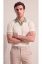 Men's Polo Neck Knitwear T-Shirt Italian Style Slim Knitwear - 3