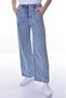 Girl's 100% Cotton Stretchy Waist Jeans - 5