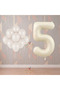 Best 5 Year Old Cream Beige Themed Birthday Party Set