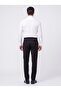 Black Regular Fit Men's Fabric Trousers - 3
