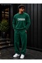 Men's Born to Be Different Typography Printed Crew Neck Regular Fit Men's Tracksuit Set / Straight Leg Bottom