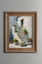 Stone Stairs - Vintage Patterned Table - Thick Model