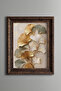 Golden Ginkgo Branch - Vintage Patterned Painting - Thick Model