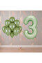 Best 3 Year Old Green Themed Birthday Party Set