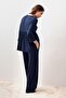 Long Sleeve Lycra Viscose Maternity Dressing Gown Pajama Set - 4